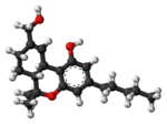 Bild eines THC Molekühls