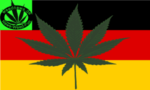 Deutsche Cannabis Fahne